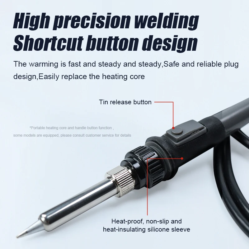 High Precision Loading with Adjustable Temperature Control 75w Soldering Machine Soldering Station for DIY and Professional Use