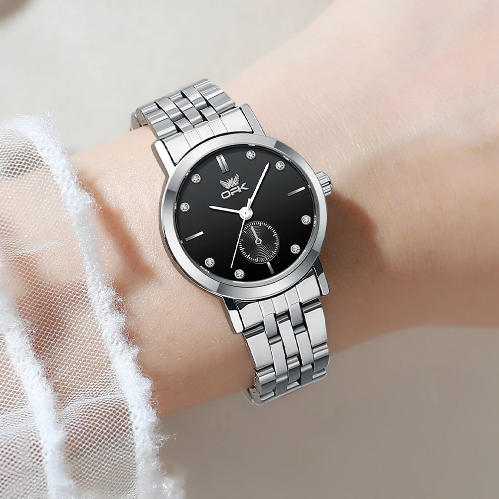 Orologio al quarzo impermeabile da donna di marca OPK 6634