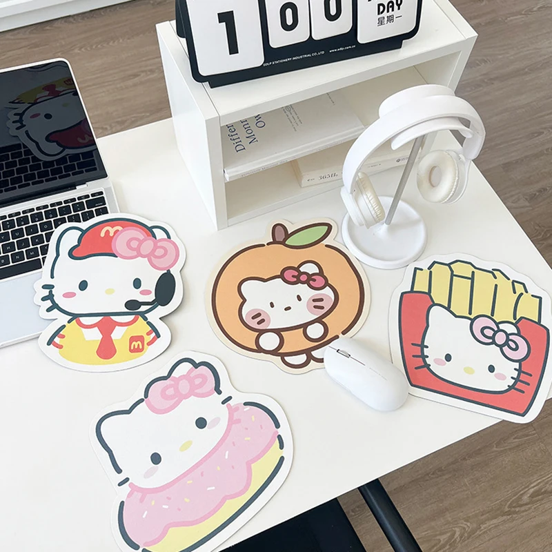 Sanrio Hello Kitty Pochacco Mouse Pads Cartoon Animate Irregular Waterproof Desk Pad Mouse Mat For Desktop Laptop PC Computer