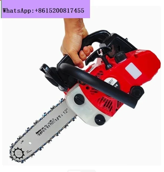 

12 Inch Portable Gas-oline Saw Household Moso Bamboo Logging Saw Can Handheld Logging Saw Branch Cutting Tool Chainsaw
