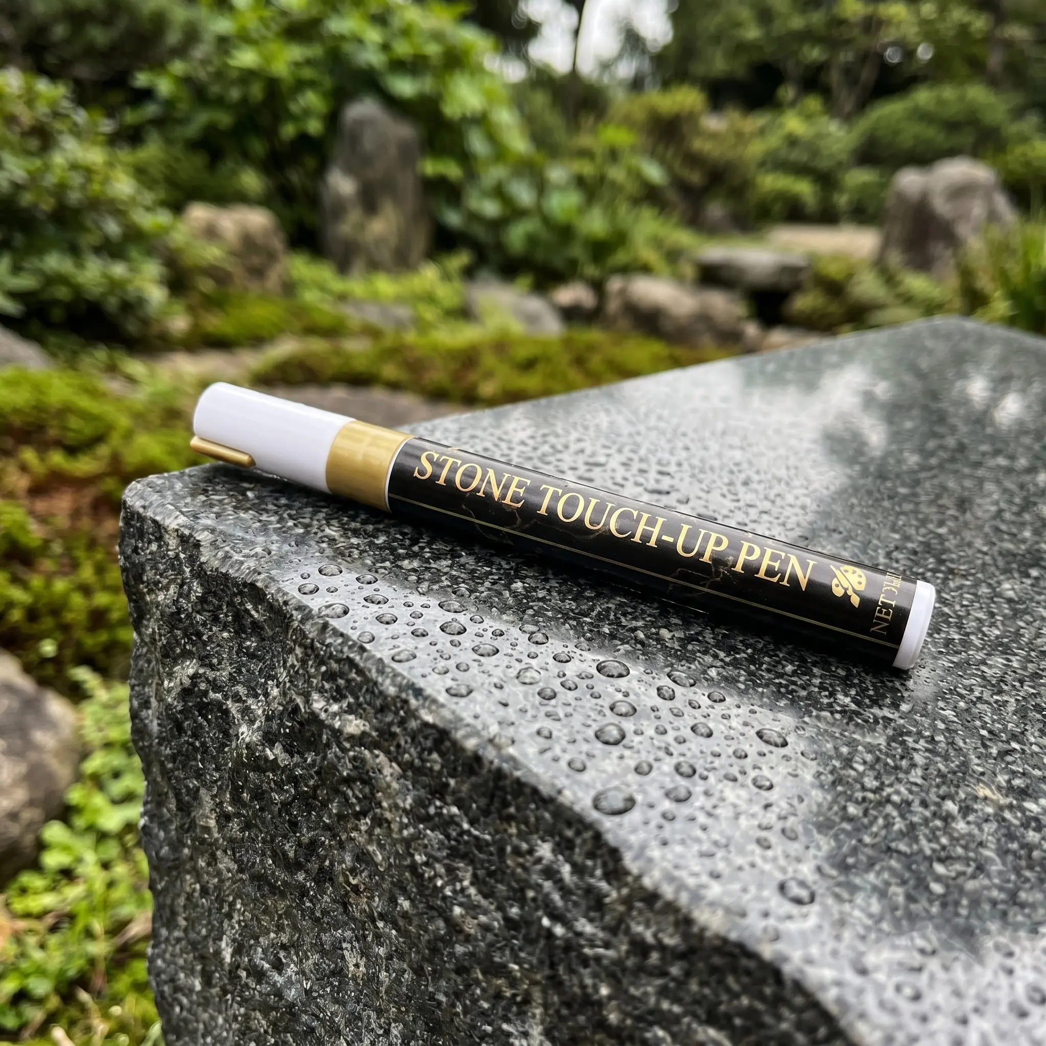 4Pcs Stone Paint Markers Weatherproof Oil Based Paint Pens Uv Resistant Tombstone Restoration Headstone Engraving Filling