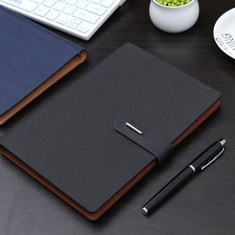 A5 Binder Notebook PU Leather Refillable Business Planner Office School Supplies Study Journal