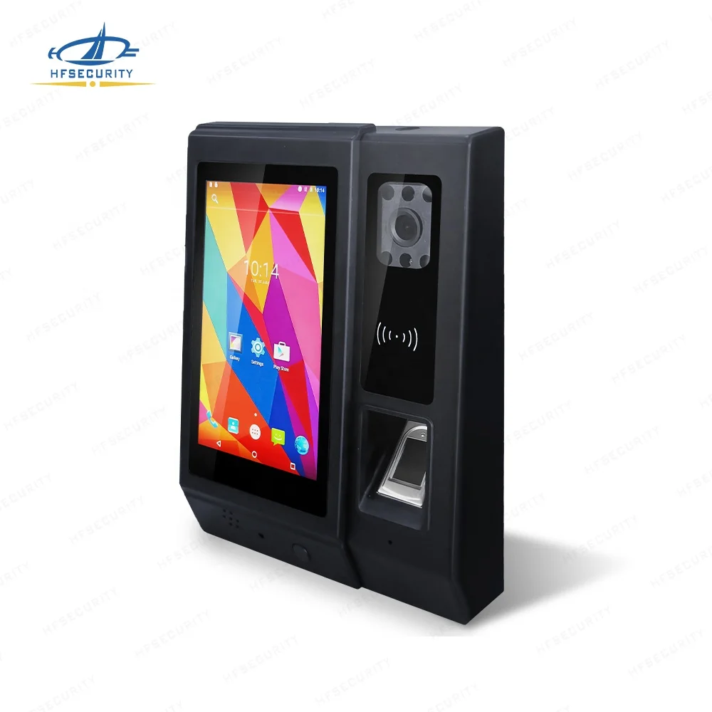 HFSecurity A5 Web Based Cloud Android Fingerprint Face Recognition Time Attendance Machine