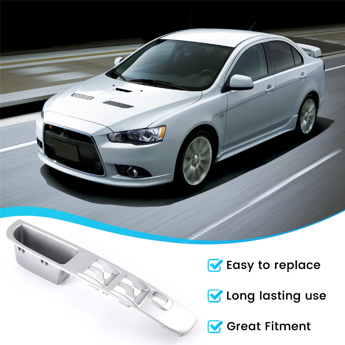 

Прочная левая передняя панель переключателя двери для Mitsubishi Pajero Sport LHD