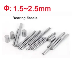 50-100pcs Bearing Steel Roller Pins Dowel Cylindrical Pin Locating Dowel Transmission Shaft Drive Axle Diameter 1.5 2 2.5mm