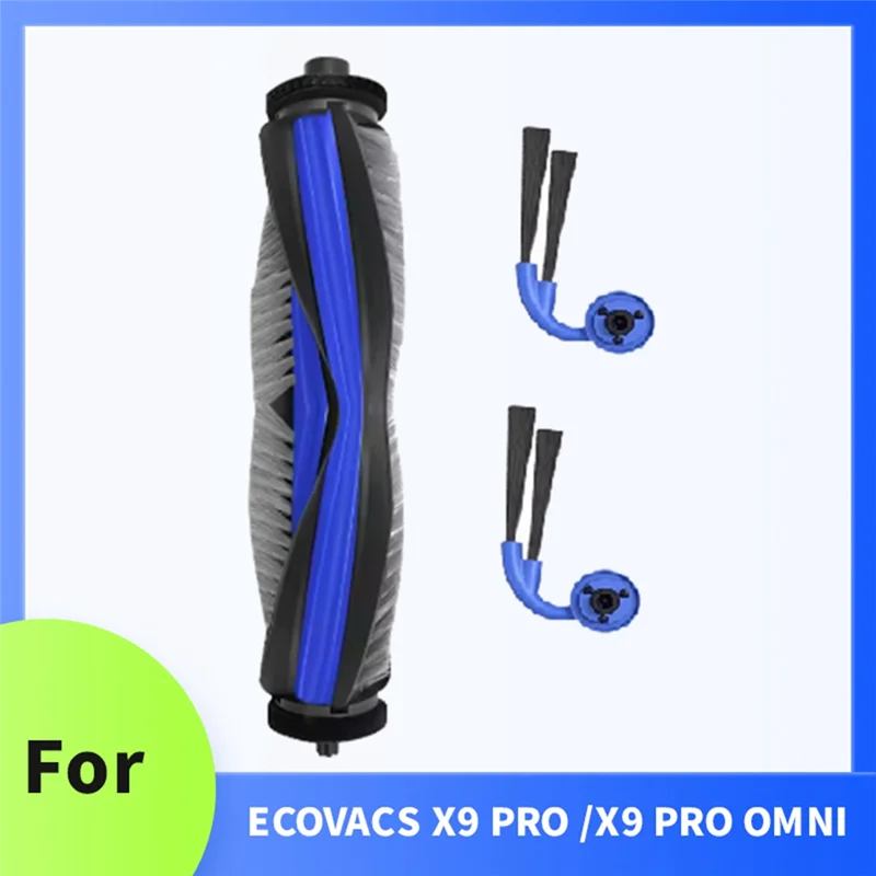 【ABODE】Forecovacs For EC OVACS X9 PRO/X9 PRO OMNI Robot Vacuum Cleaner Replacement Parts Cleaning Side Brush Main Brush