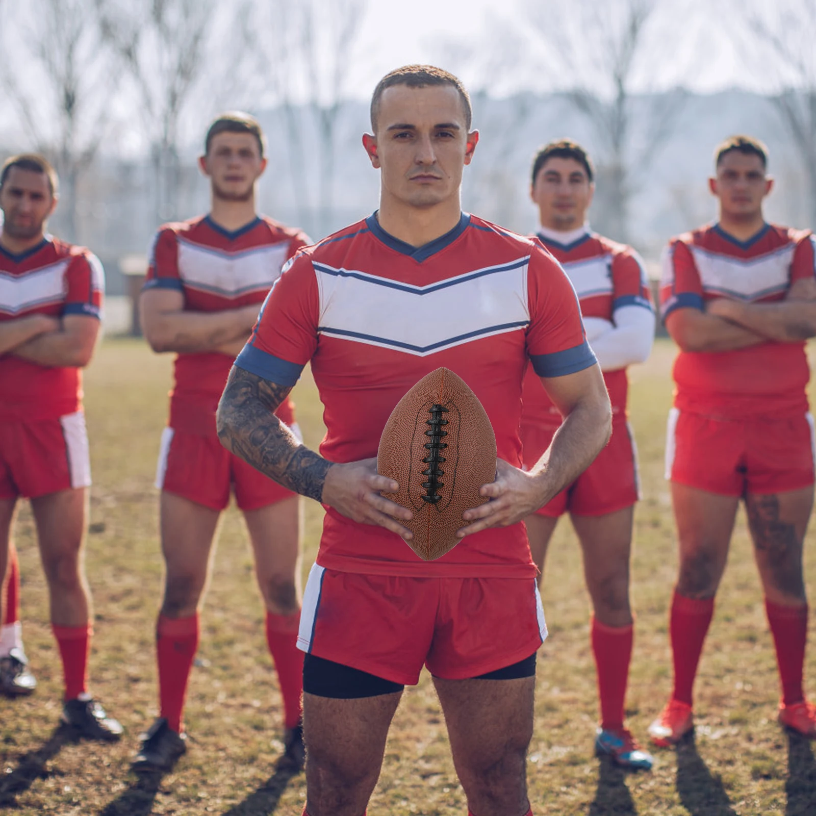 

Professional Rugby Ball Player Training Exercising Football for Teenagers Adults Stadium School Practice Professional Rugby