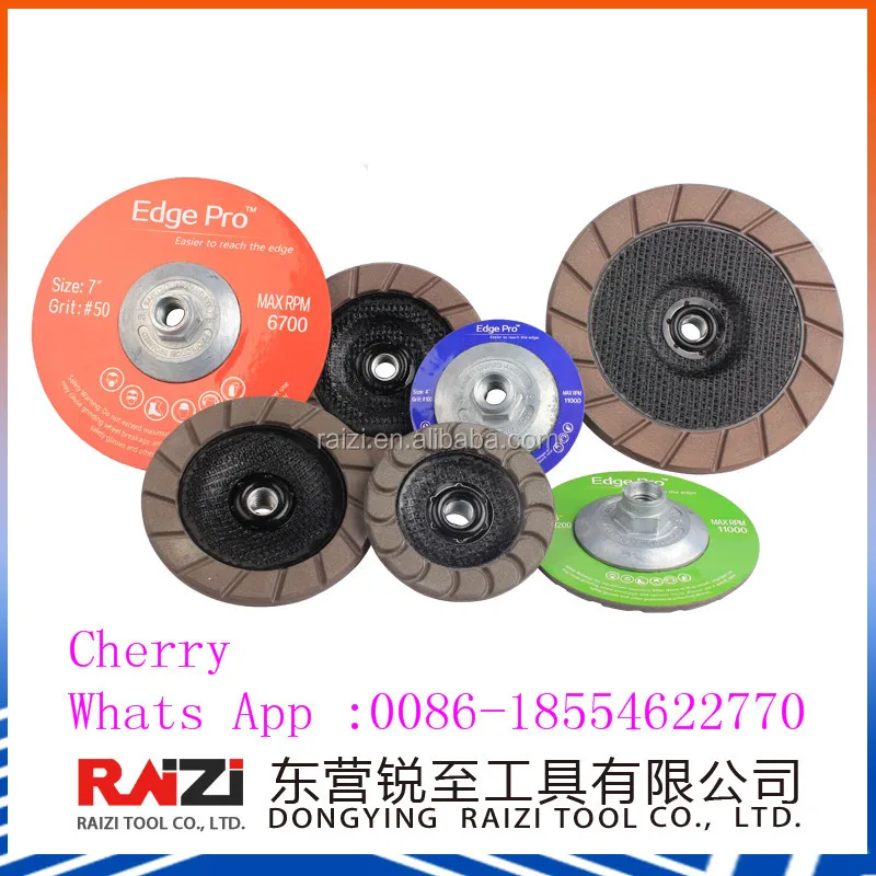 RAIZI 125mm/5inch high quality EdgeMaxx TM diamond abrasive grinding cup wheel use for concrete