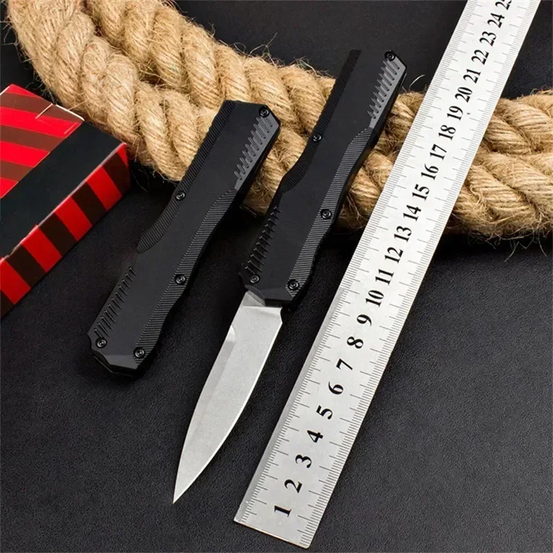 New KS 9000 Livewire Knife Stonewashed Clip CPM-20CV CNC Aaluminum Alloy Handle EDC Pocket Knives Tools