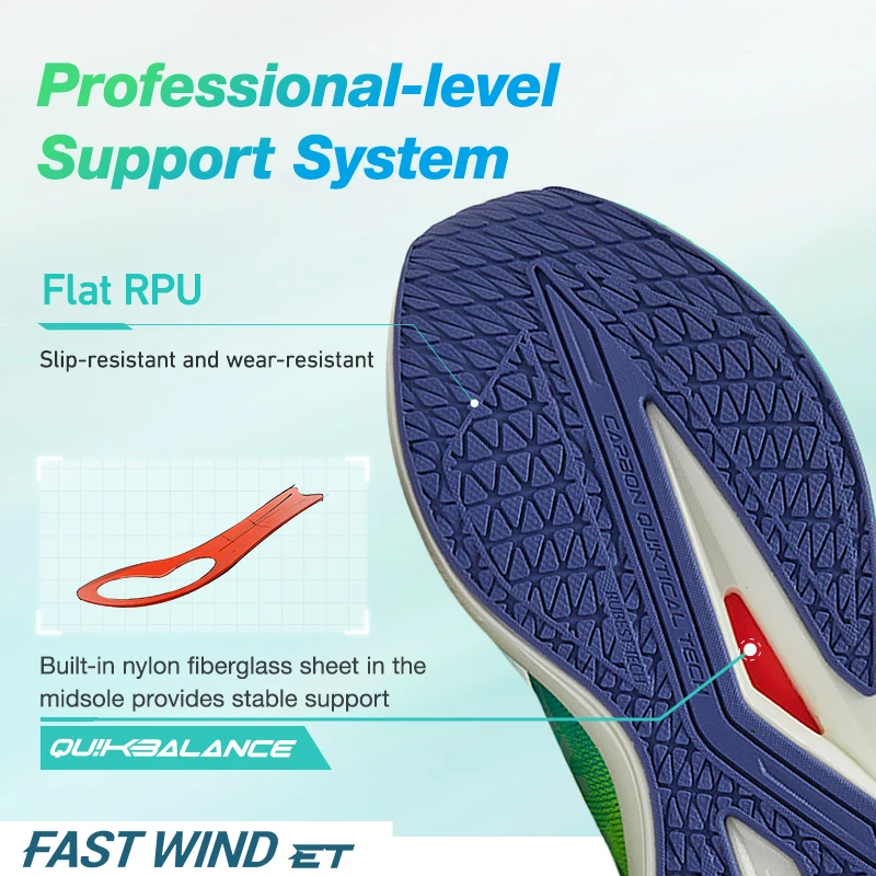 361 Degrees Spire Wind ET Men Running Shoes Cushioning Rebound Comfort Track Technology Shock-Absorbing Mesh Sneakers 572522266 view 5