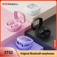 Lenovo-auriculares inalámbricos XT62 con Bluetooth 5,3, cascos deportivos HiFi de baja latencia con micrófono y llamada HD, originales, novedad de 2022