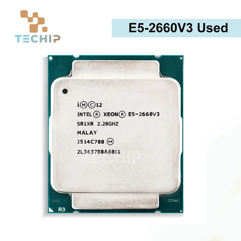 Intel Xeon CPU E5-2660V3 SR1XR for X99 DDR4 RAM 2.60GHz 10-Cores 25M LGA2011-3 E5-2660 V3 processor E5 2660V3 E5 2660 V3