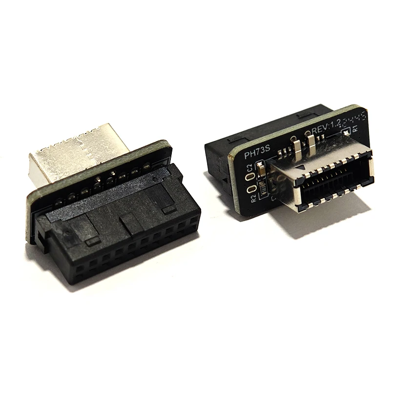 USB 3.0 20Pin/19P Interne Header naar Type E type-c Adapter Connector 20P Converter voor chassis front Type C Moederbord