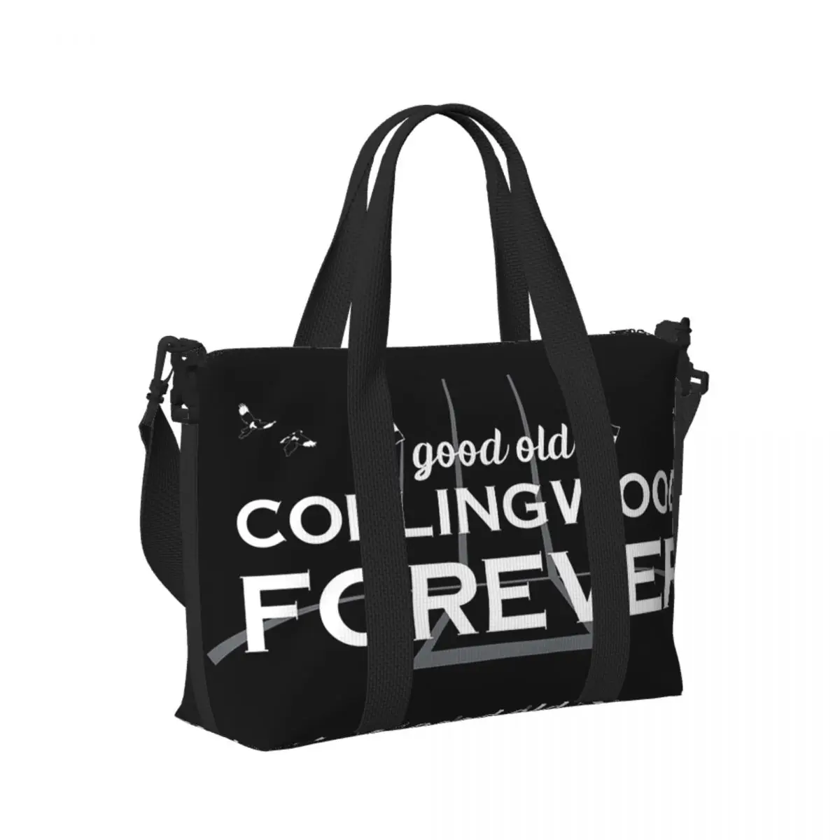 

Custom Good Old Collingwood Forever Beach Travel Bag Large Capacity Tote Bags for Gym Sport Women Shopping Duffle Shoulder Bag
