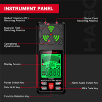 HABOTEST HT627 EMF Meter Professional Electromagnetic Field Radiation Detector Handheld Portable Radio Frequency Warn Meter