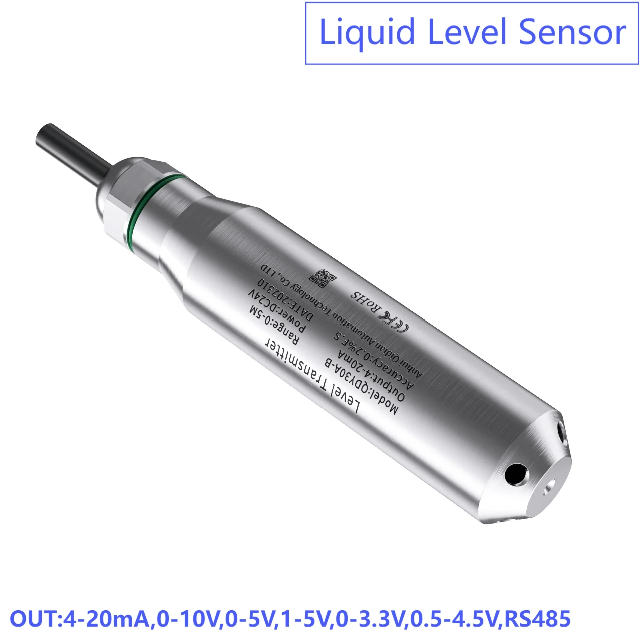 transmissor submergivel do sensor do nivel liquido transdutor nivelado de agua 033v 420ma 010v 05v 01