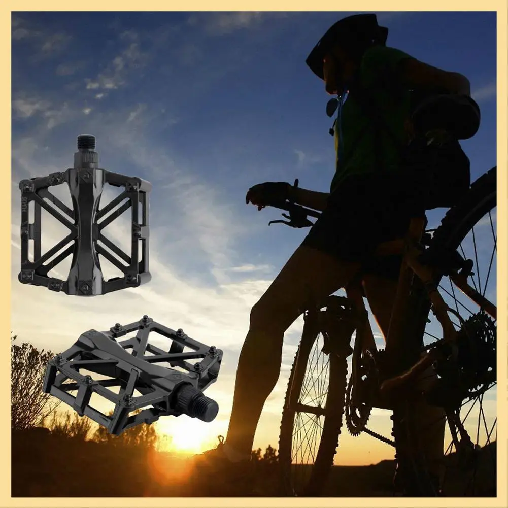 

AA90-1Pair Aluminum Alloy Road Bike Pedals Ultralight MTB BMX Bearing Bicycle Pedal Bike Parts