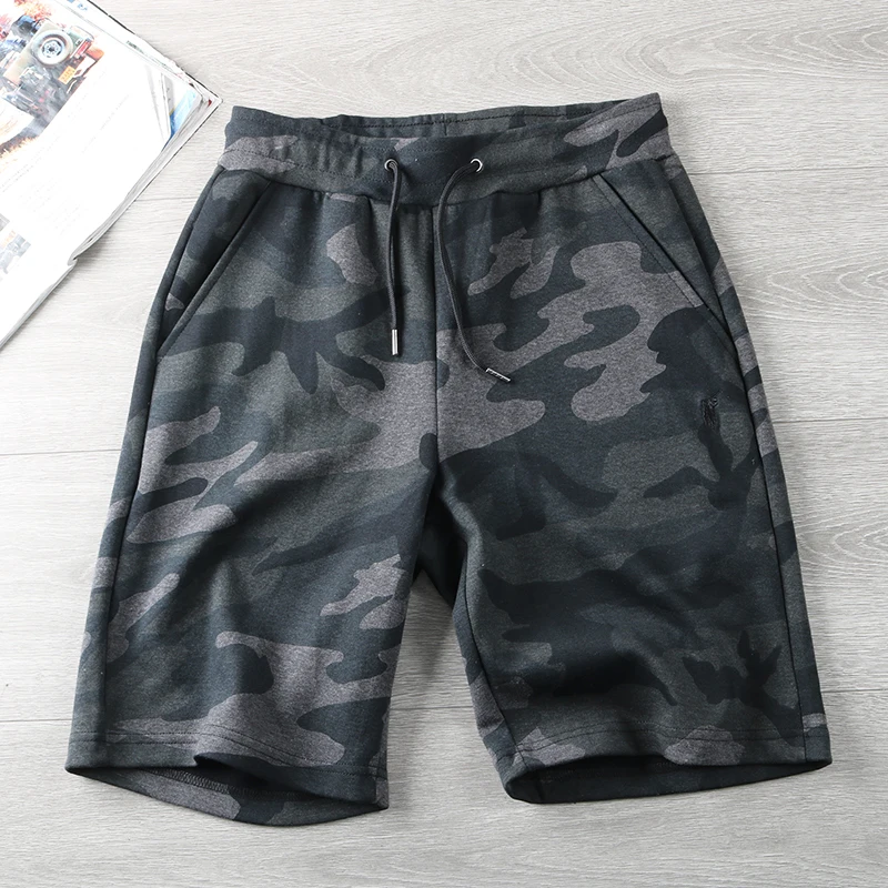 

Повседневные камуфляжные орты, мужские легкие трикотажные эластичные пояса с маленькой петлей, пятиточечные летние модные домашние удобные орты