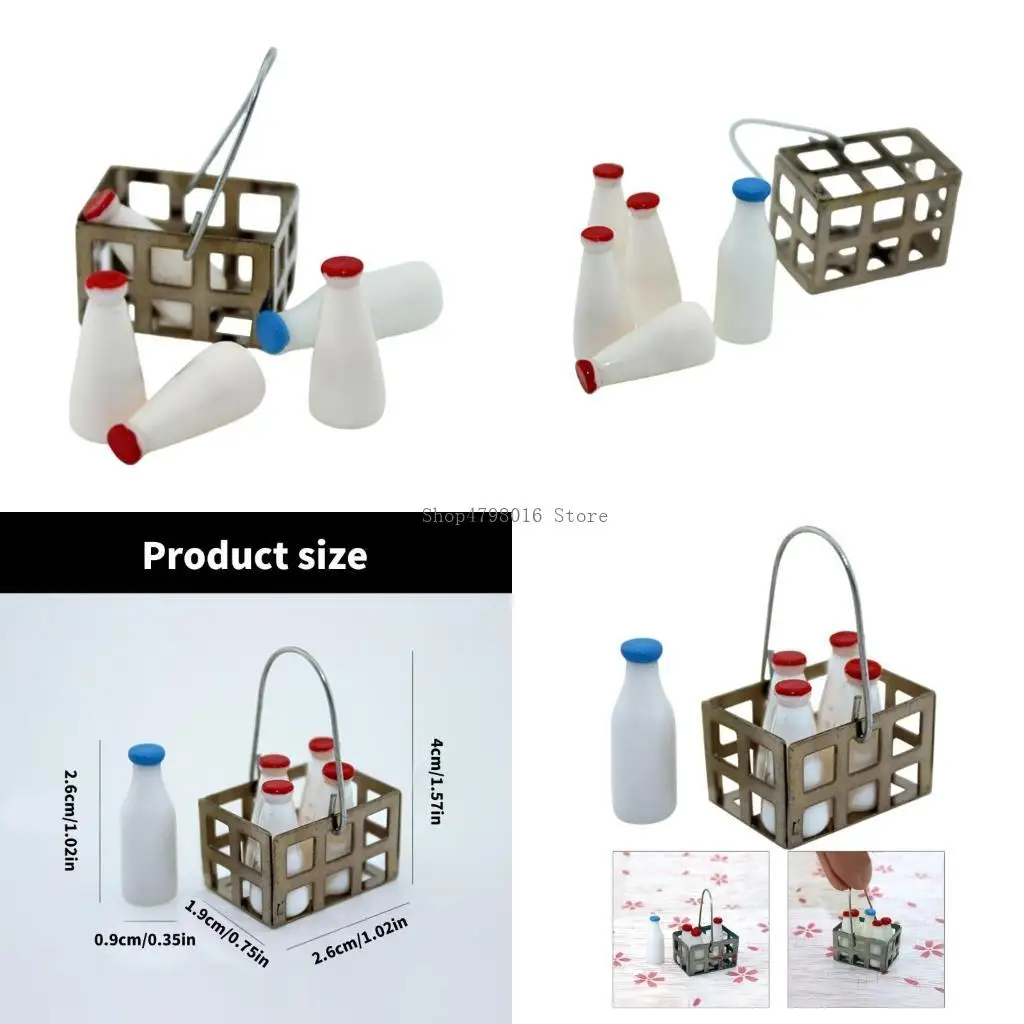

Миниатюрная бутылка для молока для кухонной столовой и рыночной обстановки