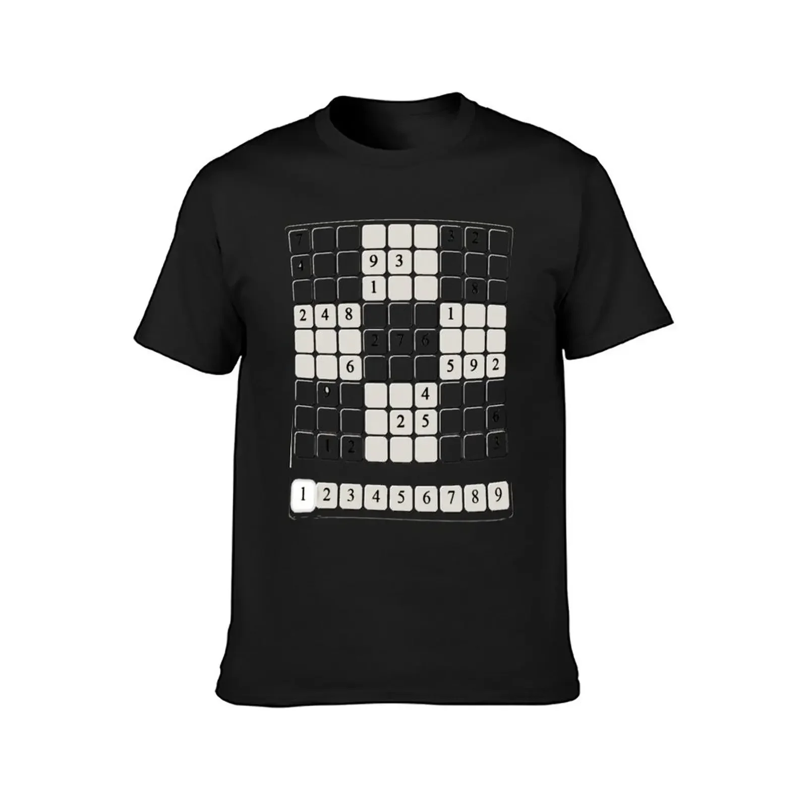 SUDOKU HARD T-shirt customs oversized hippie clothes graphics funny t shirts for men