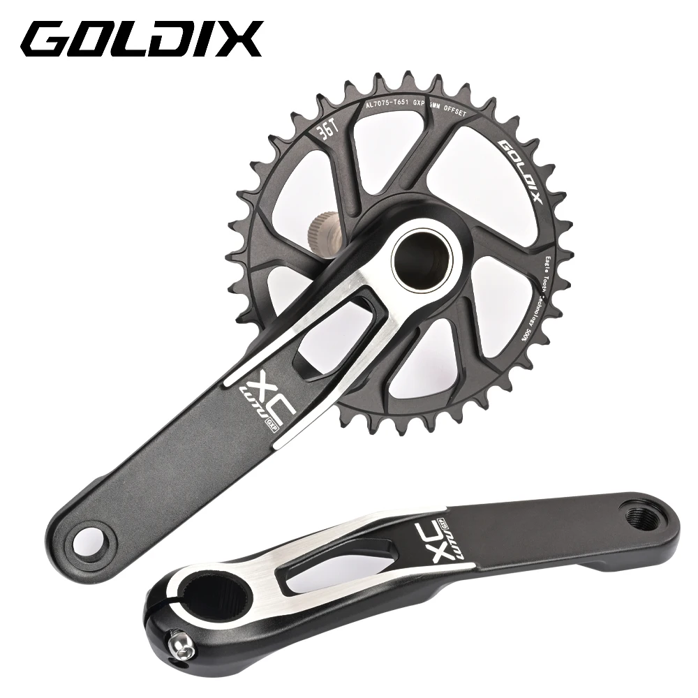 Godx-自転車チェーンリング、幅の狭いチェーンホイール、sram 3ボルトシングルディスク用ボトムセットクラウン、30 t、32 t、34 t、36 t、38t