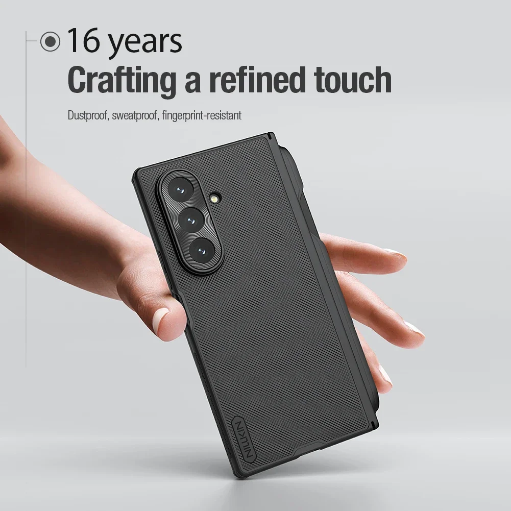 Für Samsung Galaxy Z Fold 8 Ultra / Fold 8 / Fold 7 Nillkin Frosted Shield Magnetische Faltbare Handyhülle Stoßfest Anti-Fingerabdruck – Detail 7
