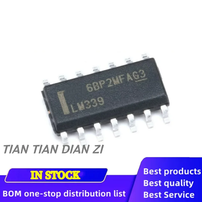 10pcs/lot LM339 LM339N DIP14 ic chips in stock