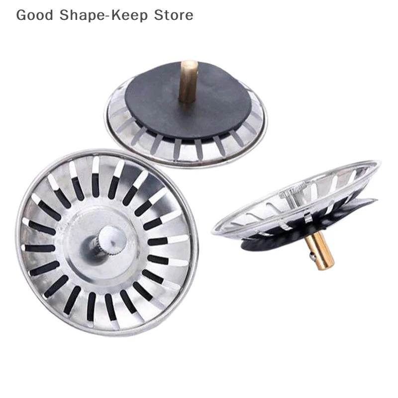 

2pcs Kitchen Sink Strainer Stopper Waste Plug Filter Floor Drain Essential Accessory for Home