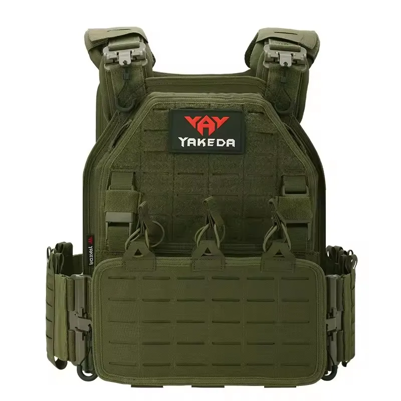 Lightweight and easily disassemblable, laser-cut tactical vest