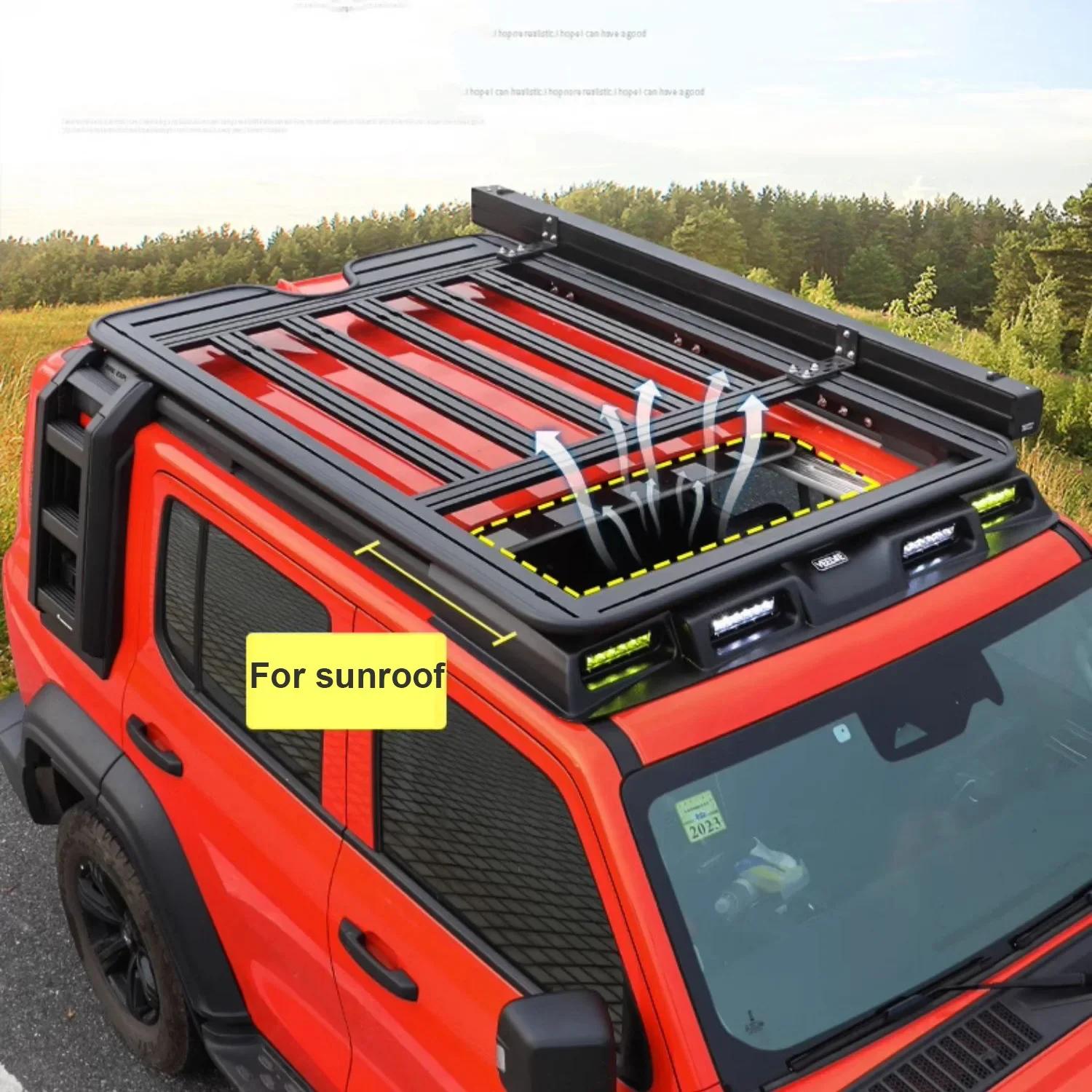 

4x4 Off Road Accessories GWM Tank 300 Accessories WEY Tank 300 Roof Rack