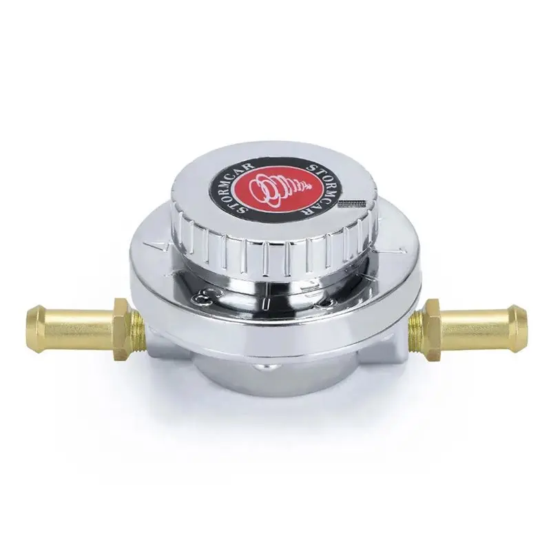 2X 1-6 PSI Universal Adjustable Fuel Pressure Regulator Kit For Carburetor Engine