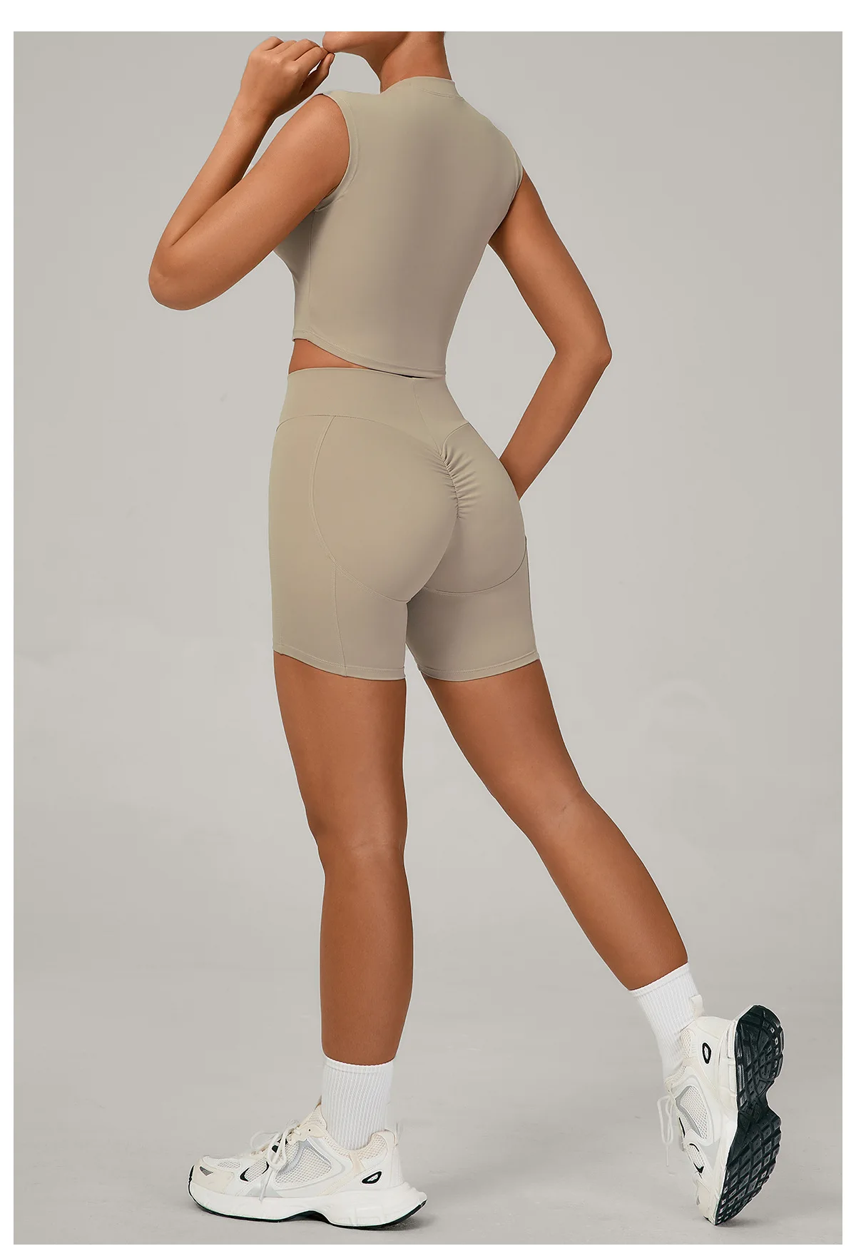 

Short Sleeve Shorts Sports Fitness Set Women's Yoga Suit Quick Dry Tight Slimming Gym Workout Sports Suit Running Yoga Clothing