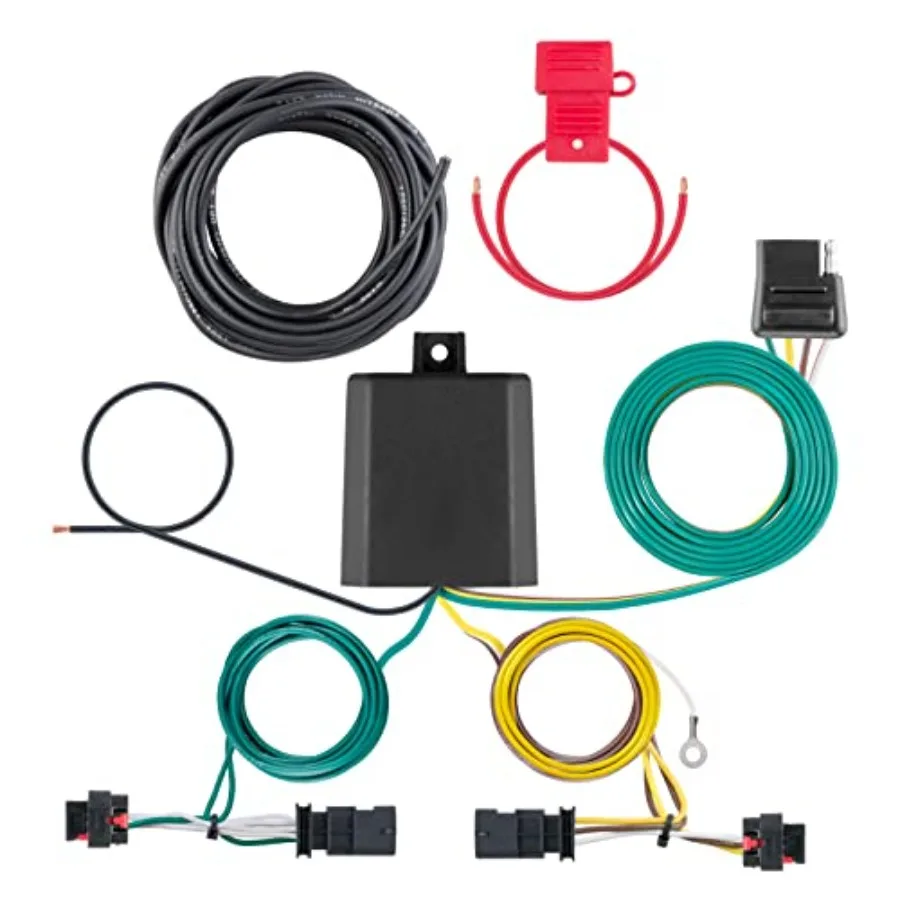 

56472 Vehicle-Side Custom 4-Pin Trailer Wiring Harness Compatible with Select Compass