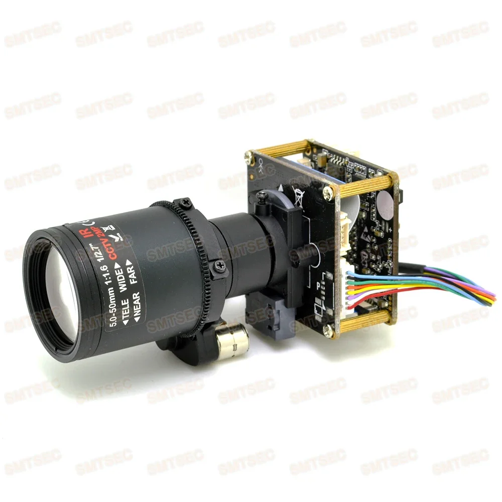 OEM WIFI WDR 2MP IP Camera Module 5-50mm Auto Focus 10x zoom Lens  MN34229 CMOS CCTV Security IP Board Camera SIP-E229DML-0550
