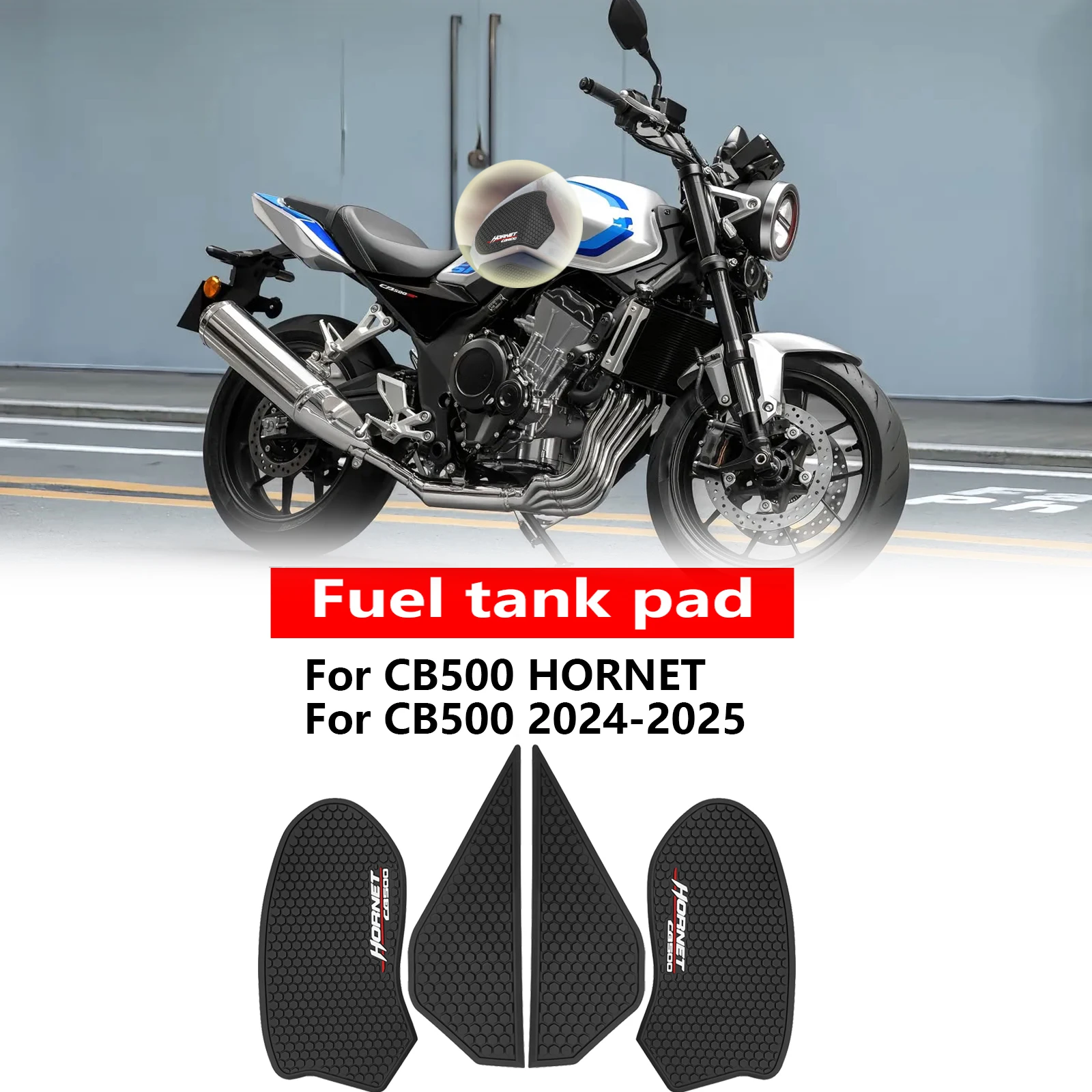 

For Honda CB500 HORNET cb 500 2024 2025 motorcycle fuel tank pad fuel tank traction pad anti-slip side fuel tank sticker
