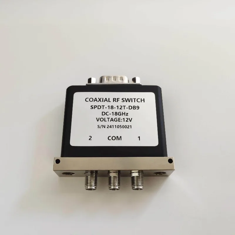 DC-18GHz 12GHz 6GHz TTL control 12V SMA female, RF microwave coaxial switch