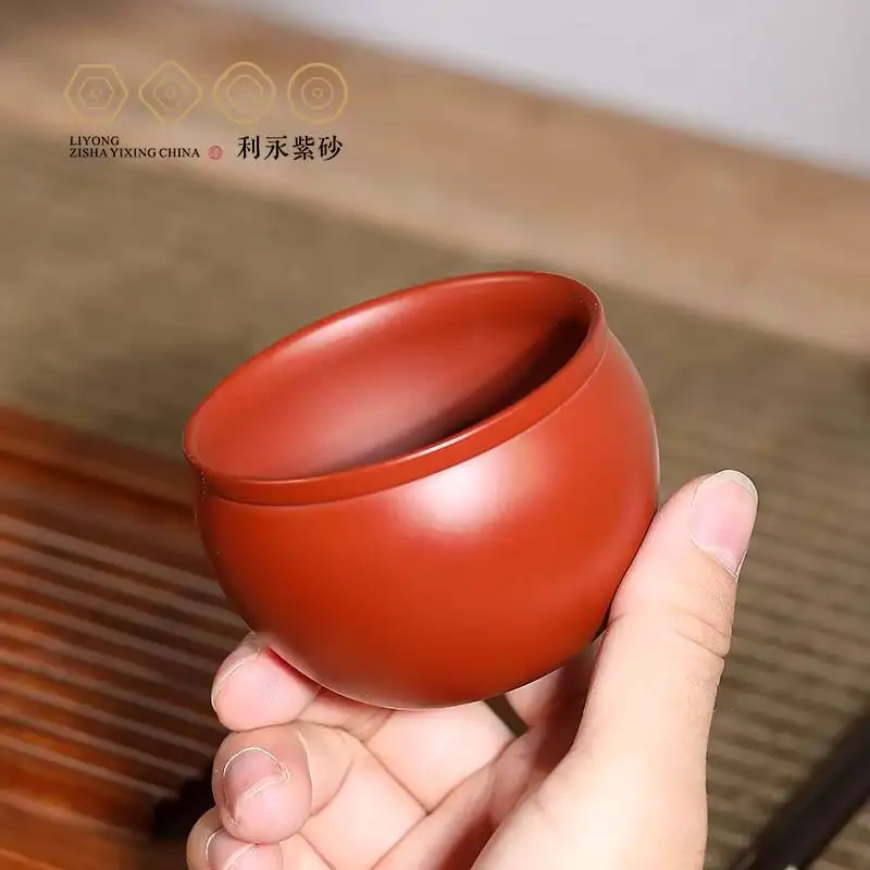 Centennial Liyong Yixing Original Mineral Zisha Scent-Tasting Small Mouth Cup, Big Belly Master Cup