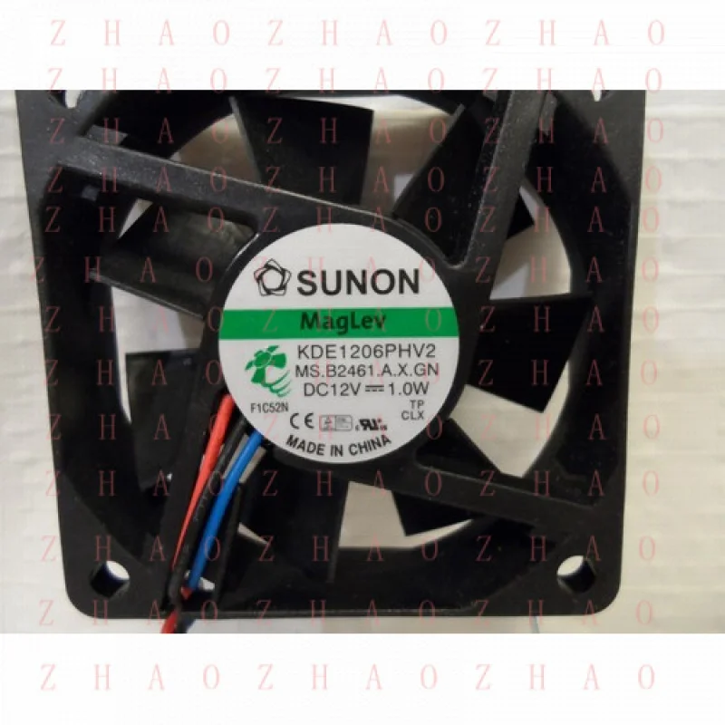 L+ for Sunon KDE1206PHV2 MS.B2461.A.X.GN Brushless Case FAN DC12V 4Pin 1.0W