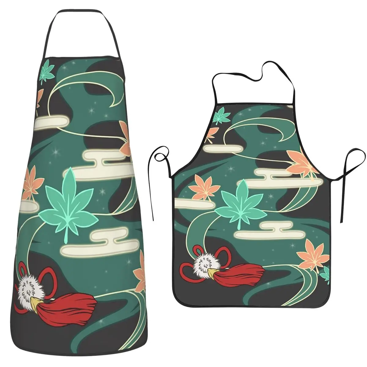 【Kaedehara Shadow】Kazuha Theme Apron, Durable & Practical, Washable Chef Cooking Kitchen Household Apron