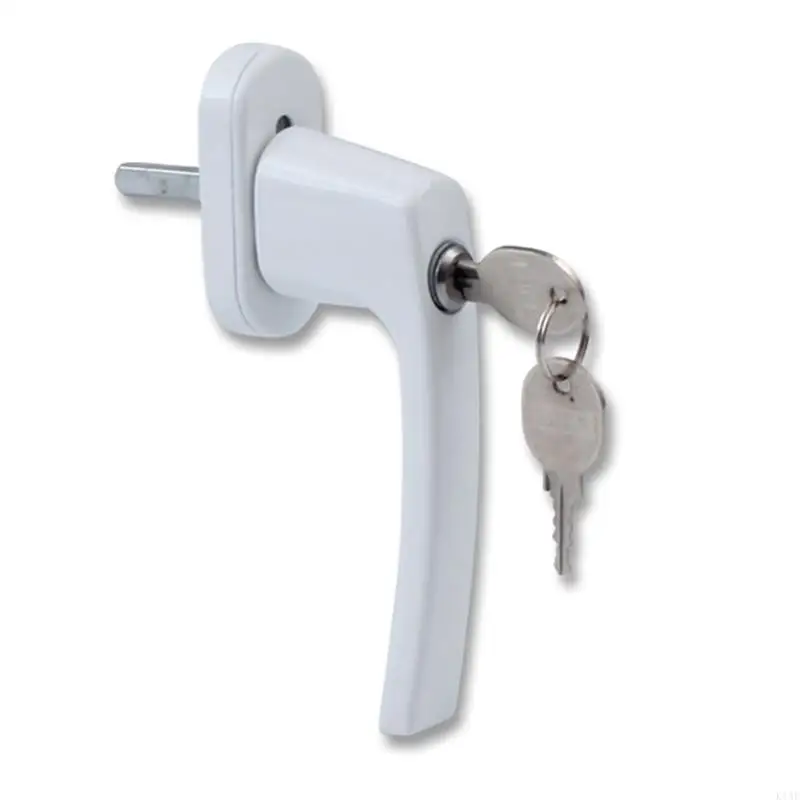 K1AE Convenient Lockable Window Handle Key Locking System Corrosion Resistant Handle Window Security Quick Fixing Handle