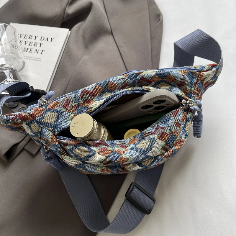 Bohemia Belt Waist Bags for Women Fashion Fanny Pack Female Banana Waist Pack Hip Purse Shoulder Crossbody Chest Bag Pocket — zdjęcie 6