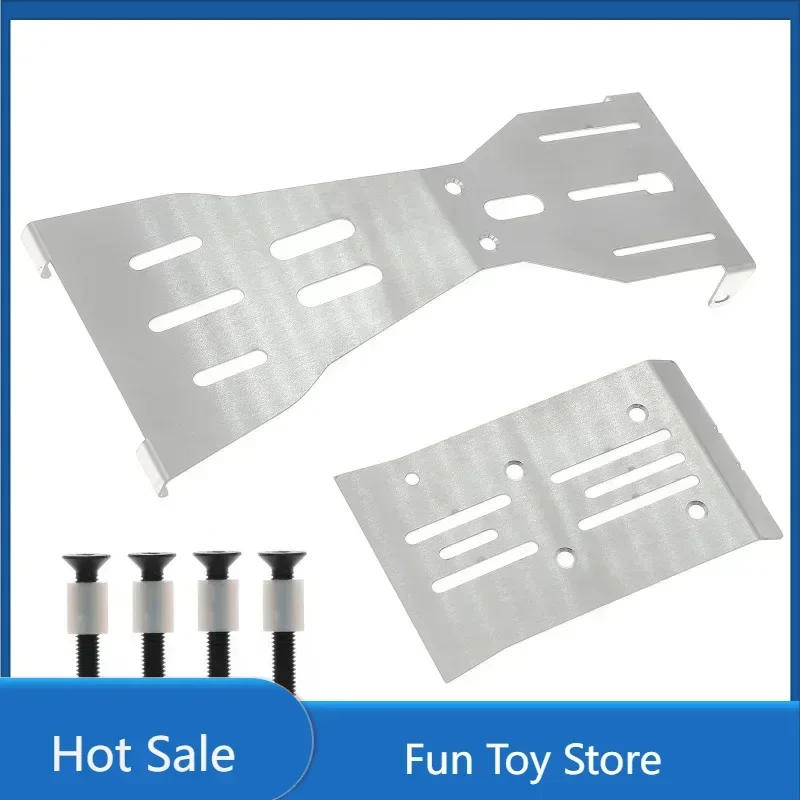 

Гоночная защита шасси из нержавеющей стали, защитная пластина, обновленные детали для 1/10 RC гусеничного автомобиля ARRMA Fury Mega