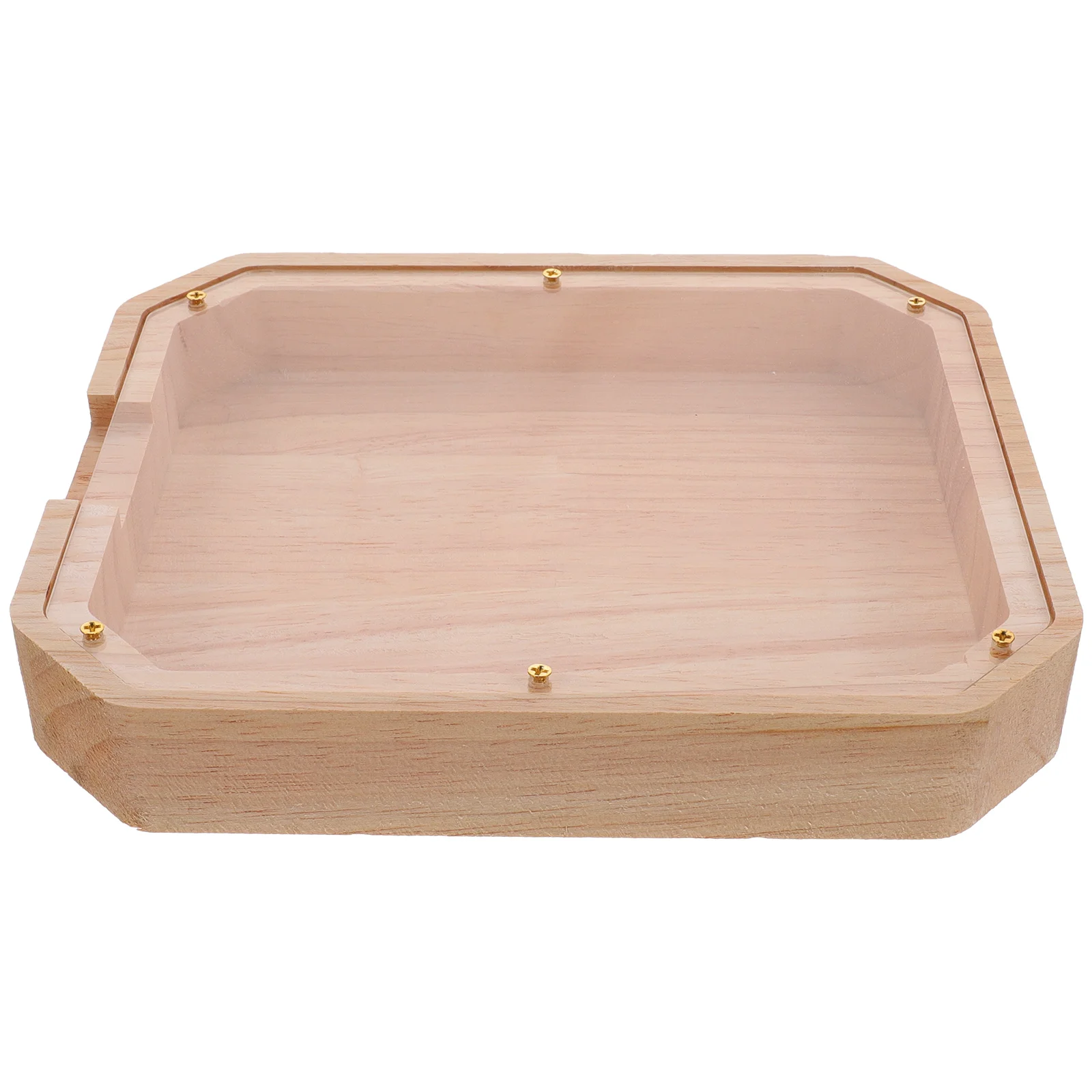 กระปุกออมสินไม้ใส สไตล์โมเดิร์นฟาร์มเฮาส์ พร้อมหน้าจอดิจิตอล สำหรับเด็ก ตกแต่งโต๊ะทำงาน ใส่เหรียญ