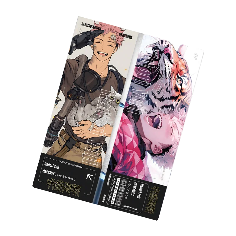 Game Jujutsu Kaisen Fushiguro Megumi Kugisaki Nobara Itadori Yuji Cosplay Laser Ticket Card Double-faced Gold Stamping  Ambitus