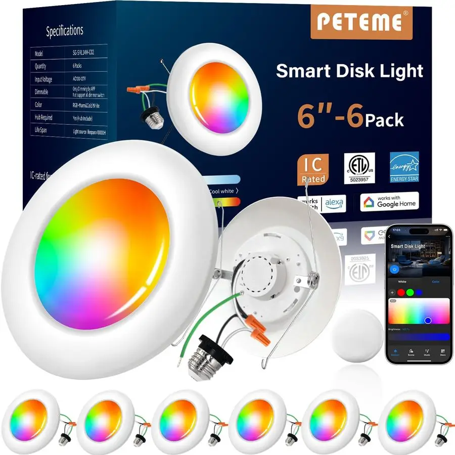 Smart Led Disk Ligh…