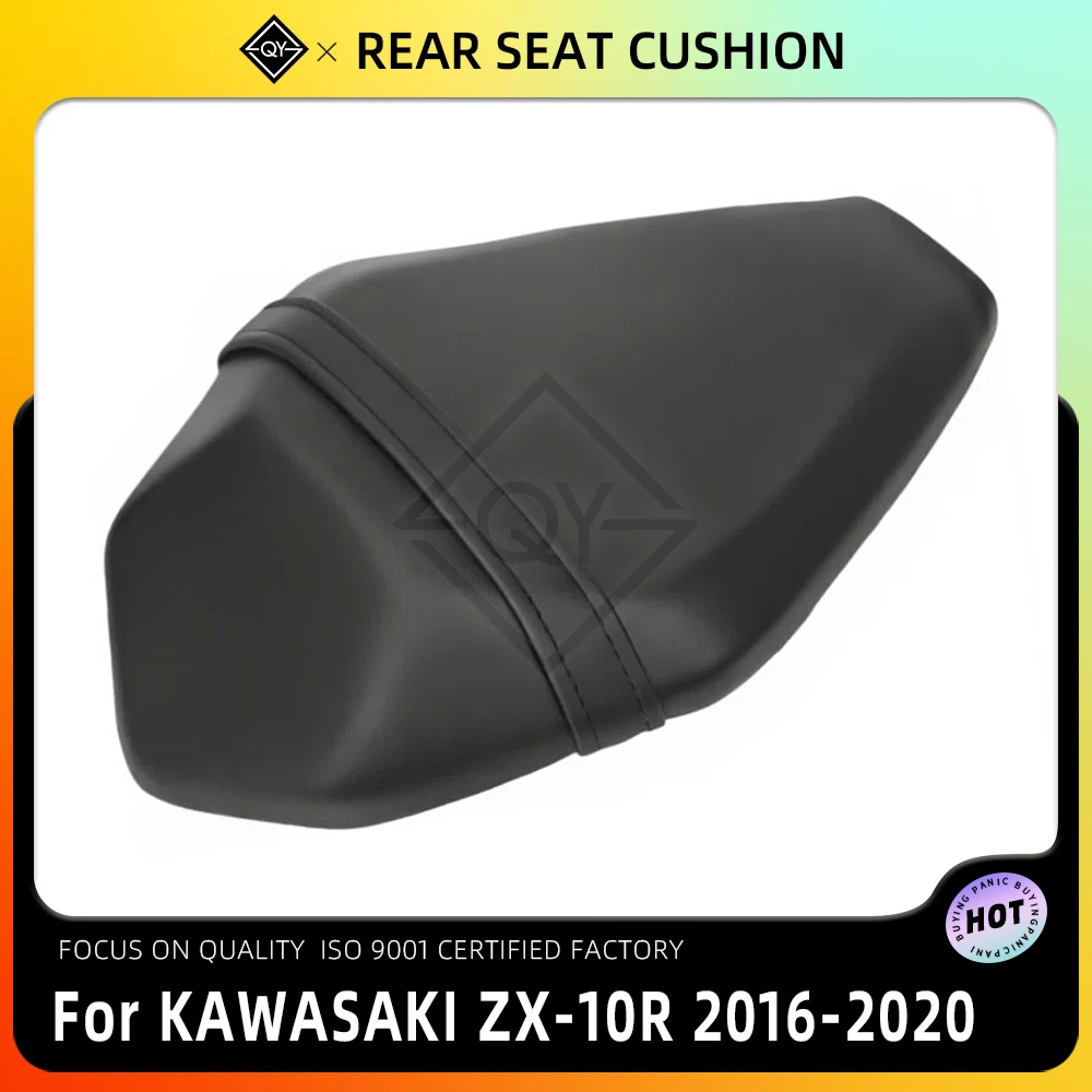 

Черная подушка заднего сиденья мотоцикла, удобная подушка для пассажира для Kawasaki ZX-10R 2016 2017 2018 2019 2020