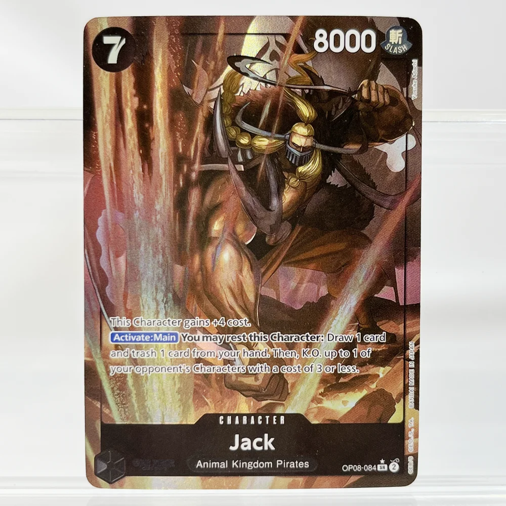 One Piece Anime OPCG Foil Card English Version Jinbe/Franky/Yamato/Jack Proxy Cards Game Anime Collection Cards Trading Card