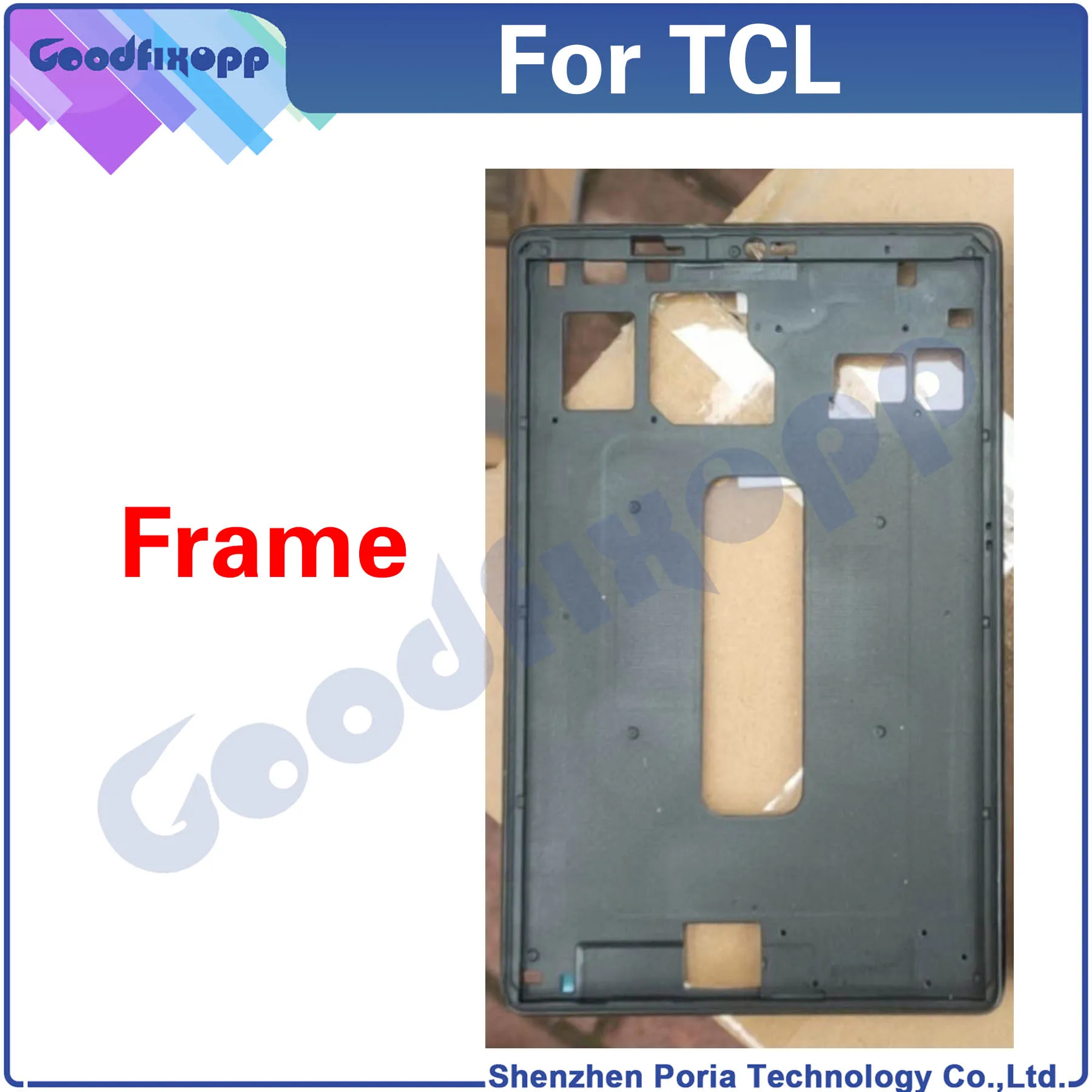 For TCL Tab 8 4G 9132 Front Frame Battery Back Cover Rear Case Lid Repair Parts Replacement