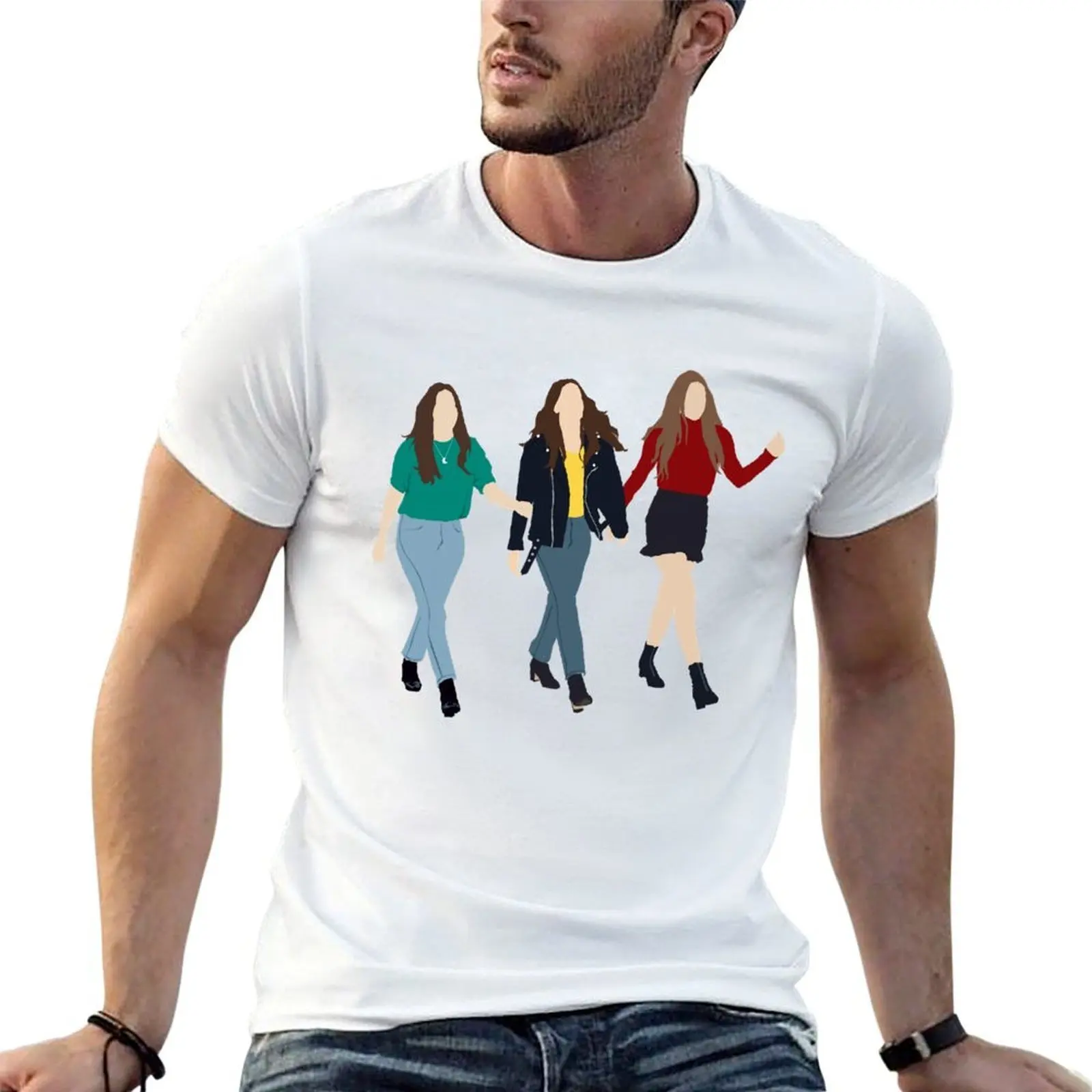 

American Pop Rock Band Including 3 Branches Haim Cute Gifts T-Shirt anime tshirt man t shirt cotton high quality T-Shirt