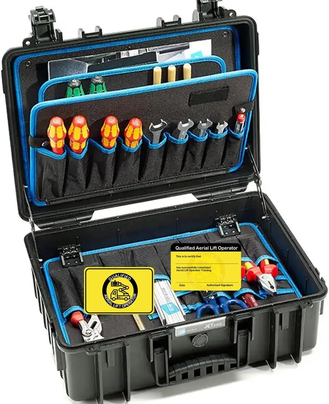 3.5*2.25inch Qualified Aerial Lift Operator Certification Card for Aerial Lift Operators Driver Training 10pcs